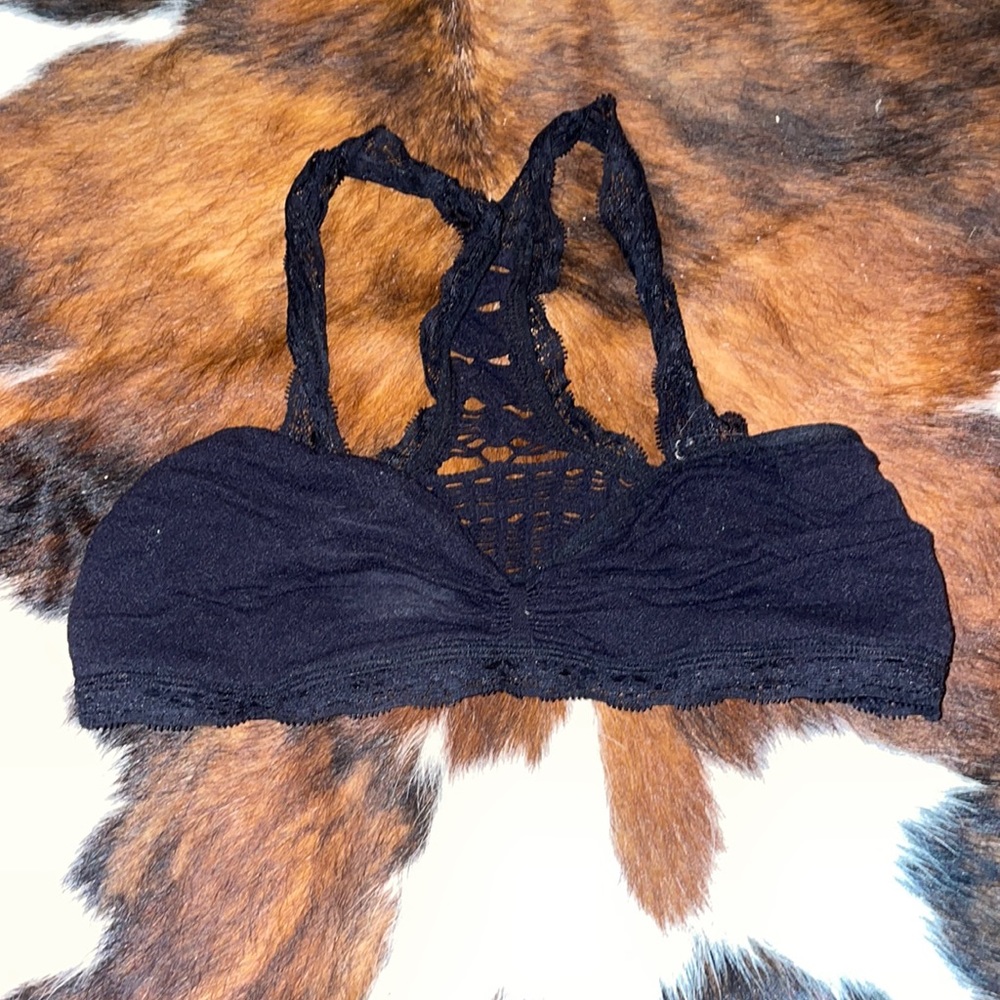 small black bralette